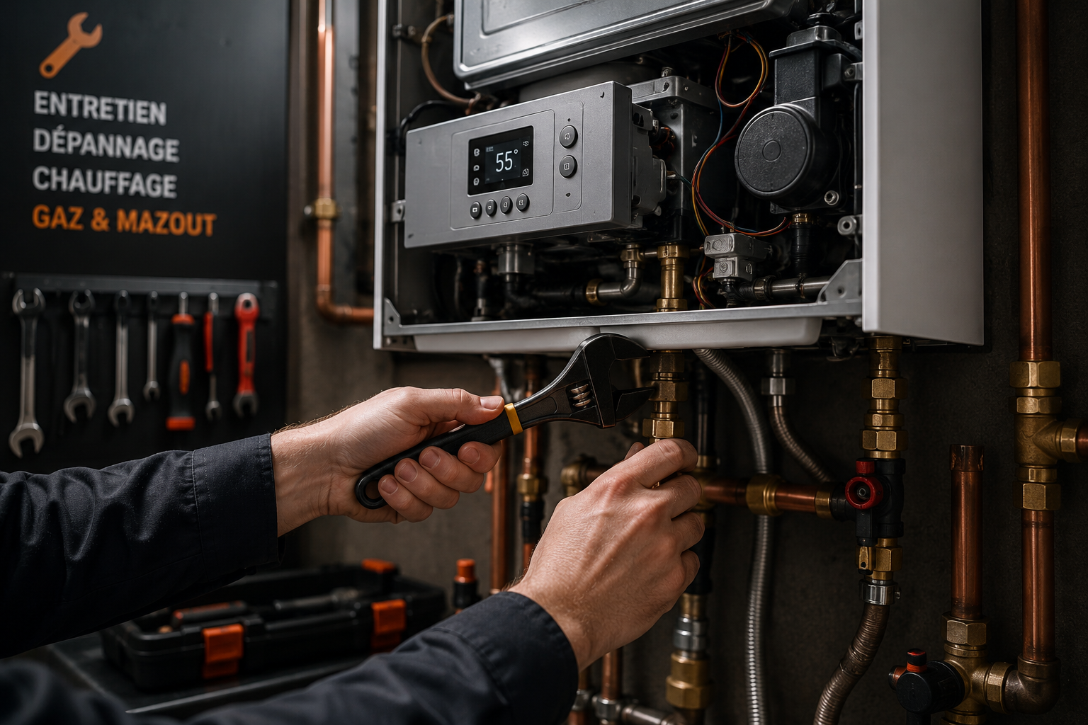 Dépannage & entretien toutes marques — installation par DM Energy